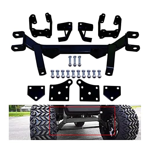 LOSTAR 6" Drop Axle Lift Kit For EZGO Golf Cart 1994 -2001 Electric TXT Model