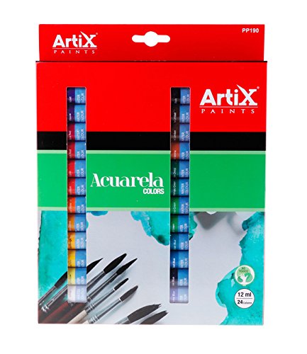 Artix Paints PP190 - Set de 24 colores acuarela