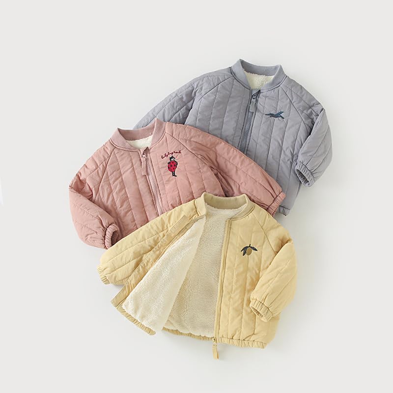 Children's warm outerwear, autumn jackets for boys and girls with fleece jackets 6