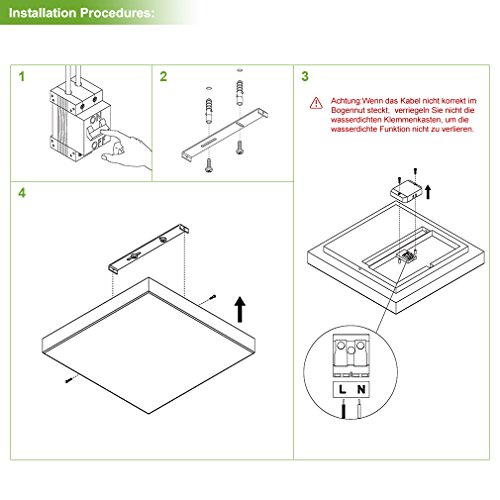 Oeegoo18W Lampada con Sensore a Microonde