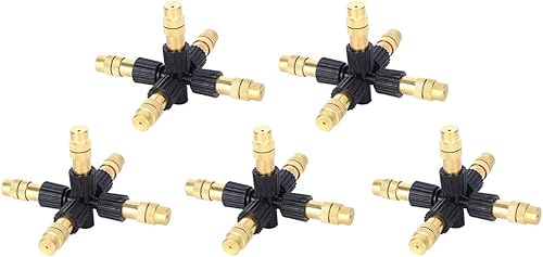 Fydun Boquilla rociadora de cobre G12 D para riego de jardín, 5 piezas, cobre G12 D para la familia