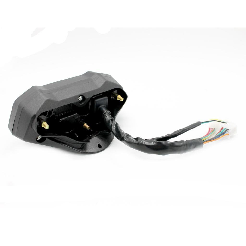 12 V Universel Moto LCD Digital Jauge Multifonctionnelle de Moto Compteur Vitesse Tachymetre