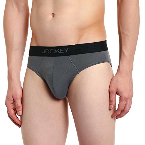 Image of Jockey IC31 Men's Supima Cotton Elastane Stretch Solid Brief with Ultrasoft Waistband (Pack of 2)