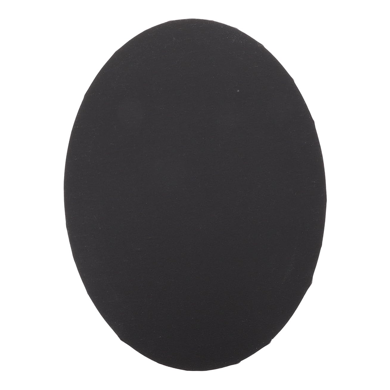 Châssis Entoilé Ovale Noir pour Peinture à L’huile, Cadre Rigide