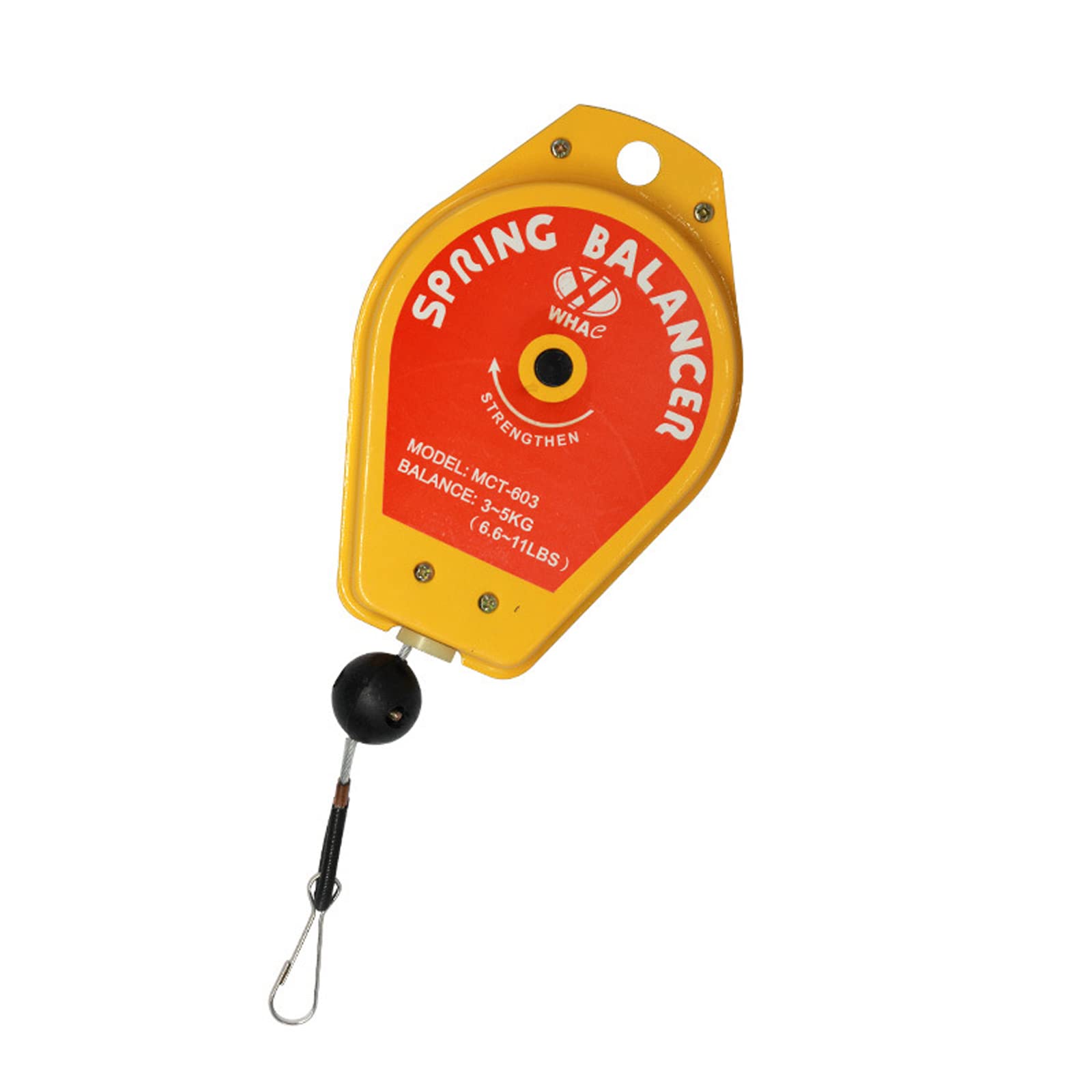 Anti Spring Free Balancing Lifting Workshop Room Screwdriver Hanging-Torque Wrench Hanger Steel Spring with Retractable Tool Retractor Holder Hose Self-Locking