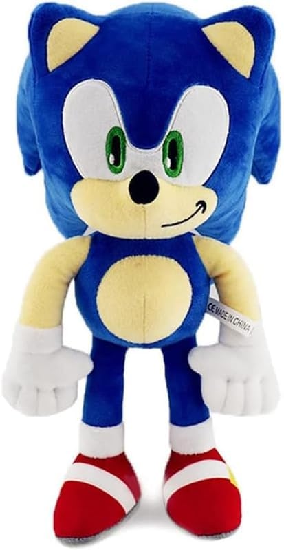 Funky Plushie Blue Sonik Plush Toy Super Soft and Huggable Stuffed Animal The Hedgehog Plushie for Kids Boys & Girls (Blue)