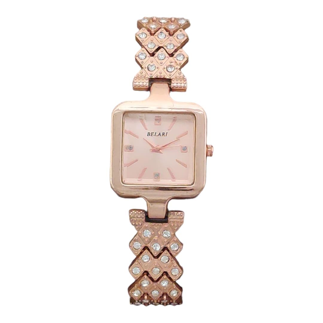 Belari Watches for Women Stainless Steel Casing with Comfortable Strap (Rose Gold) (B0D8FHHGYG) Amazon Price History, Amazon Price Tracker