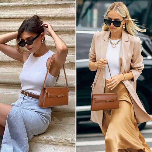 BOSTANTEN Shoulder Bag Crossbody Purses for Women Designer Leather Handbags with Adjustable Shoulder Strap2