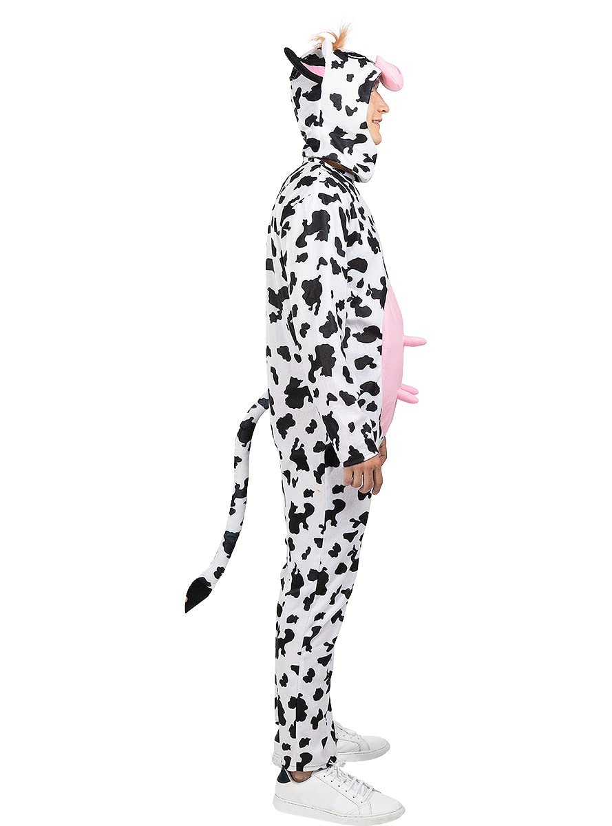 Disfraz Vaca Niño Funidelia | Disfraz De Vaca Onesie Para Hombre Y Mujer Talla M Animales, Granja - Color Disfraz Animal Granja Niño