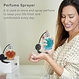 Agatige Botella De Perfume, Vintage De 80 ML Botella De Spray De...