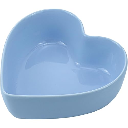 WAIT FLY Heart-shaped Bowls for Salad Soup Snack Dessert Best Kitchen Household Cooking Gifts for Home Kitchen, Pink/Blue/White/Green (Blue)