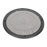 QUMIIRITY カー用品 ノワール ウーファー 敷居 ガジェット 動力を与えられた 保護 ガード オーディオアクセサリー オーディオスピーカーネット スピーカー交換部品 プラスチック Black