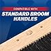 MARSHALLTOWN 36 Inch Wood Backed Concrete Broom, Horsehair Bristles, Made in The USA, 6598