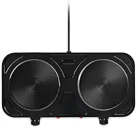 Fogão Elétrico Portátil Cooktop 2 Bocas Elgin - 110V