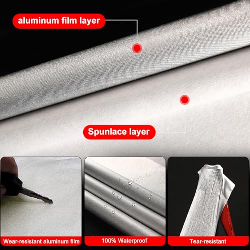 Image of Waterproof Car Covers Replace for 2005-2013 Corvette C6, 6 Layers All Weather Custom-fit Car Cover with Zipper Door & 18 Ponit Windproof Bands for Snow Rain Dust Hail Protection