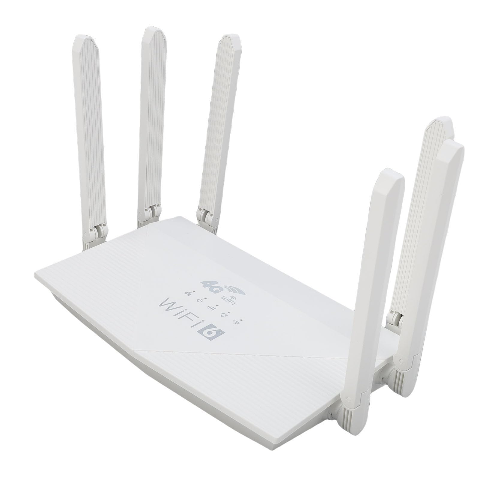 Pyhodi Router Wireless WiFi6, 4G CPE LTE 6 Antenne 300MBPS 6 Antenne Wireless Internet Router, Supporta Fino a 32 Dispositivi, 300㎡ Copertura con Slot della Scheda SIM per Viaggi