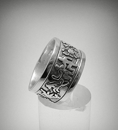 Sterling silber 925 Ring Sternzeichen band Größe 52-69 R001219