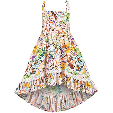 Sunny Fashion Girls Tropical Sundress Cover