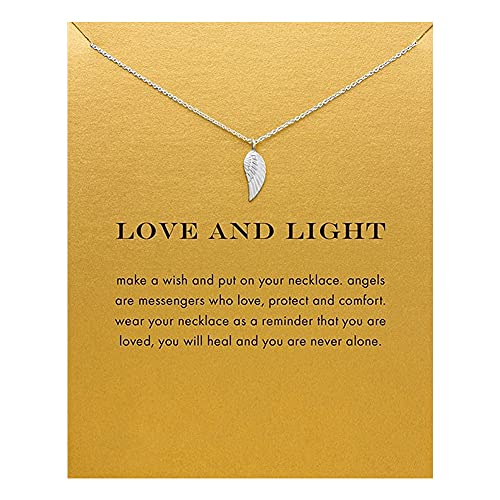 ZYAWP Collar con colgante de brújula con tarjeta de mensaje, plata, amistad, hermanas, sol, buena suerte, grulla, collar de cadena en Y para mujeres y niñas, regalo, Zinc