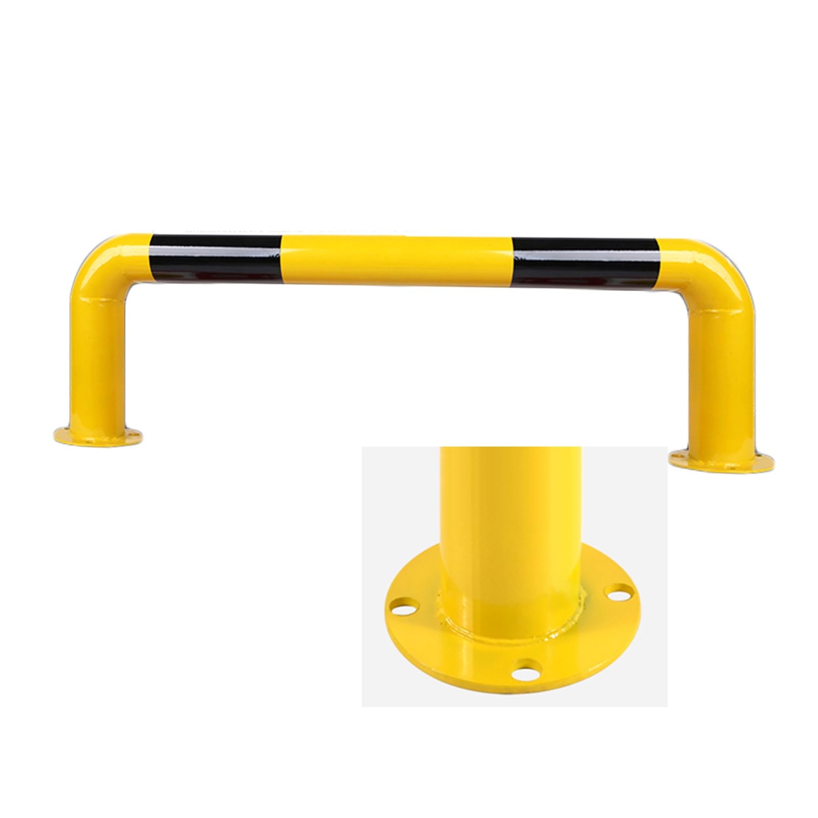 AYCDL Car Blocker, U-Shaped Guardrail Collision Bar,Garage Walls and Car,U Shape Security Bollards,Car Blocker Bumper for Garage Subways,One Color-39.37 x 11.8 x 0.06inch