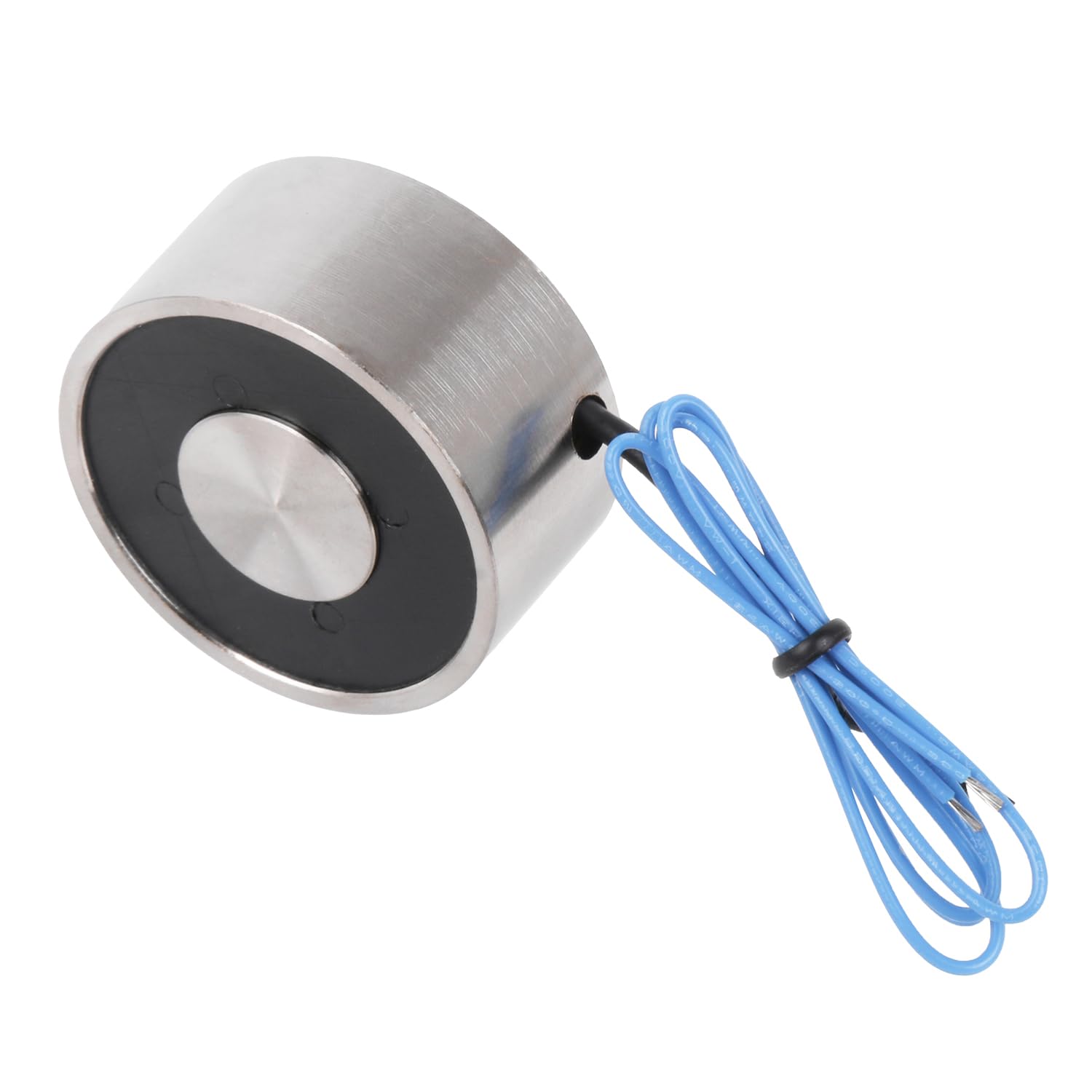 Elettromagnete | DC12V | 8W | 0.67A | Diametro esterno 40mm | Altezza 20mm | Forza di tenuta 25KGF | Elettromagnete a disco di grado industriale per automazione, movimentazione dei materiali