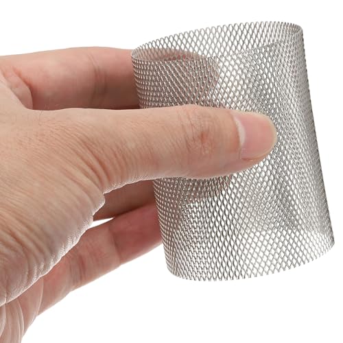 Image of PATIKIL 2 Pcs 50mm OD Strainer Mesh, 65mm H Screen Y Shaped Strainer Filter Valve Mesh Screen 304 Stainless Steel Strainer Mesh for Debris Pump Water Oil Separation