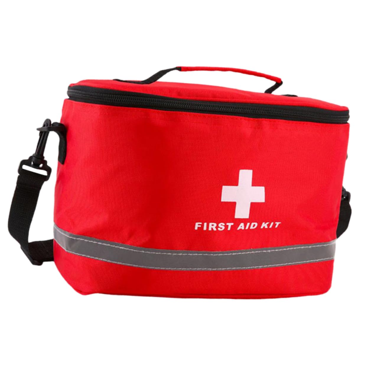 COLLBATH First Aid Kit Emergency Bag Shoulder Straps Cylinder Shape Outdoor Accessories Random Color