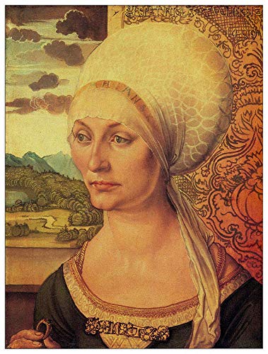 Bild: ArtPlaza TW93198 Albrecht Durer - Elsbeth Tucher Dekorative Paneele, Holz MDF, Multifarbiert, 60x80 Cm f�r 82,44 EUR  bei Amazon