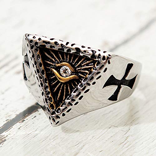 Bague acier titane homme aux finitions de joaillerie rétro chic - 3