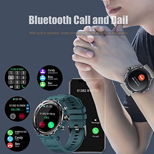 Skykinger-Reloj-Inteligente-Hombre-Smartwatch-Hombre-con-Llamadas-Pulsometro-Presion-Arterial-Monito-de-SuenoPodometro-Pulsera-Reloj-Impermeable-para-Android-iOS-y-Xiaomi-iPhone