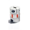 D30L40 Jaw Flexible Motor Coupling Aluminium Spider Flexible Jaw Coupler 8mm 9mm 10mm 11mm 12mm 12.7mm 14mm 15mm 16mm Grooved elastic(8x15mm)