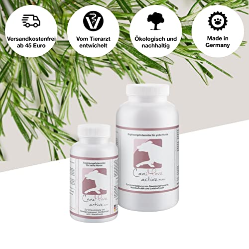 CaniMove Active Maxi (100 Tabletten) mit 10 Heilkräuter-Extrakten für Bewegungsfreude und Tierwohl (100 Tabletten)