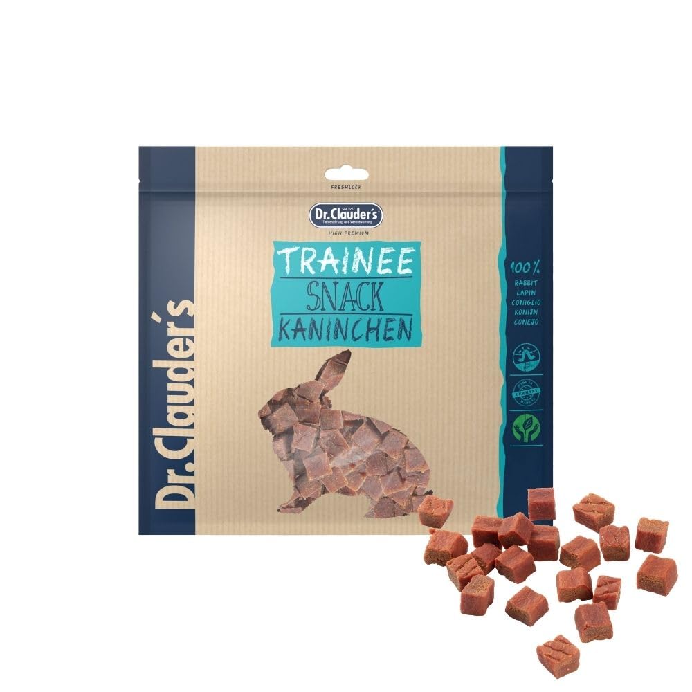 Trainee Snack de Conejo | Premios para Perros y Gatos | 2 x 500 g | con FOS