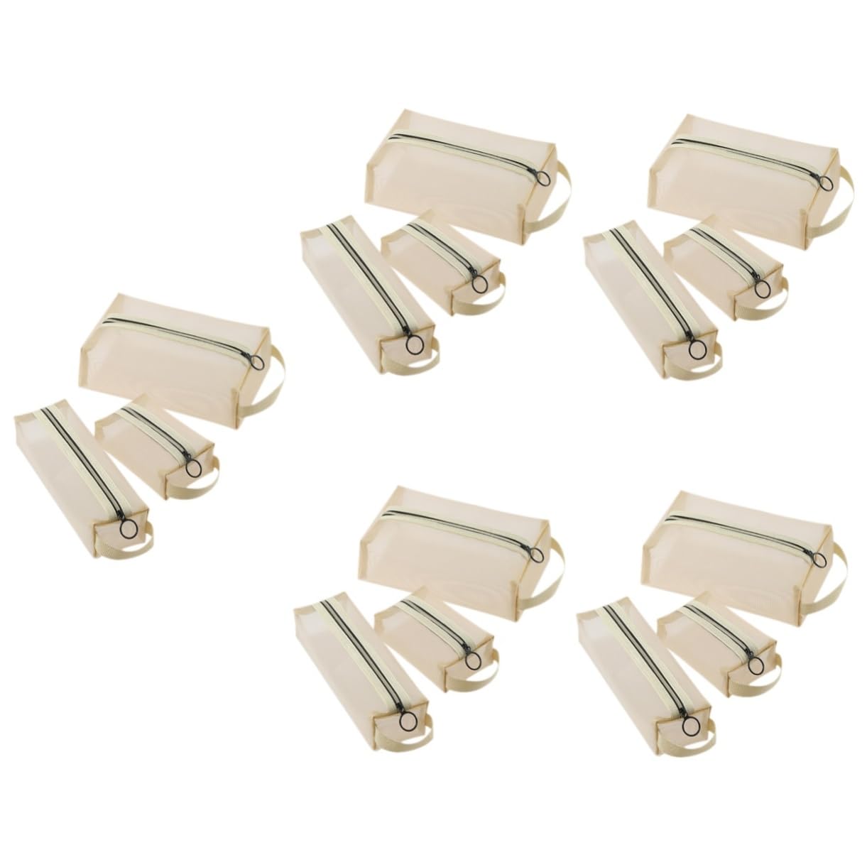 Ipetboom 5sets Borse Per Cosmetici e Toiletries Organizer Per Accessori e Pratici Include Traspirante
