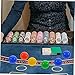 HOOTNEE 20pcs Plastic Game Balls Bingo Ball Set Hollow Raffle Bright Entertainment for Ktv Club