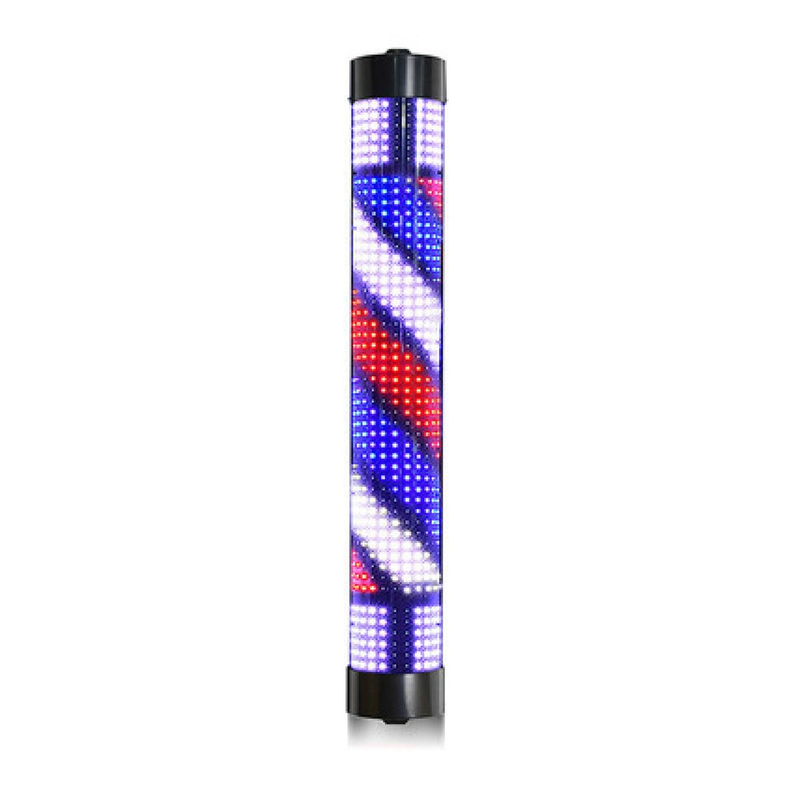 Globe lumineux LED pour barbier, lampe rotative extérieure pour salon de coiffure et salon de coiffure, panneau ouvert accrocheur pour entrée de magasin et affichage de fenêtre pour attirer les