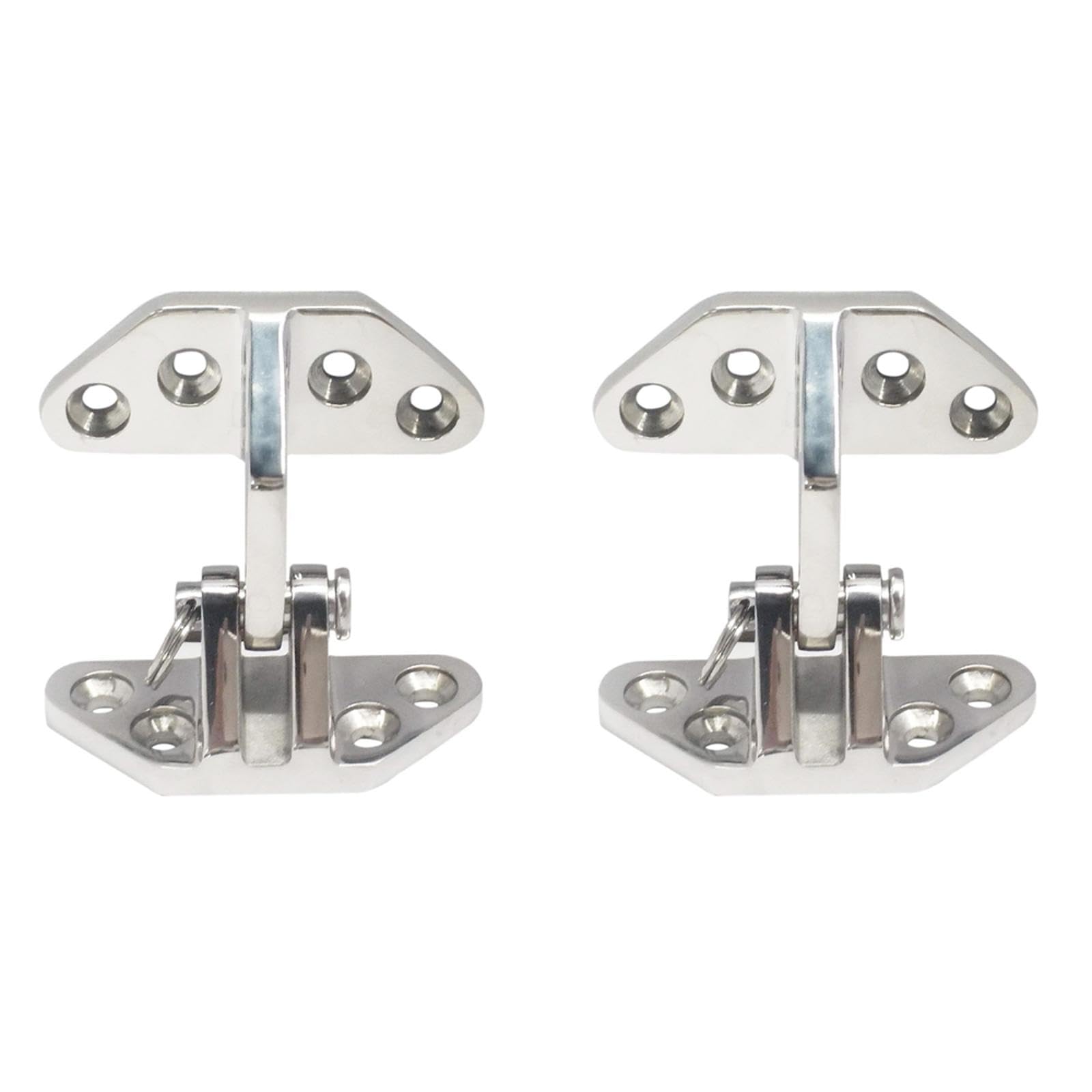 TopHomer Langer Reichweite Lukenscharnier, Scharniere Schwerlast Edelstahl Scharnier abnehmbaren Pin Schiff RV Zubehör Yacht Hardware Marine Hatch Hinge