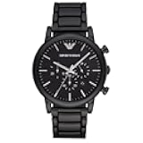 Watch for Men, Chronograph Movement and 46 mm Case Size with Stainless Steel, Leather or Silicone Strap