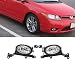 VioGi Fit 06-08 Honda Civic 2-Door Coupe Yellow Lens Fog Lights Kit w/ Bulbs+Switch+Wiring Harness+Relay+Bracket+Necessary Mounting Hardware