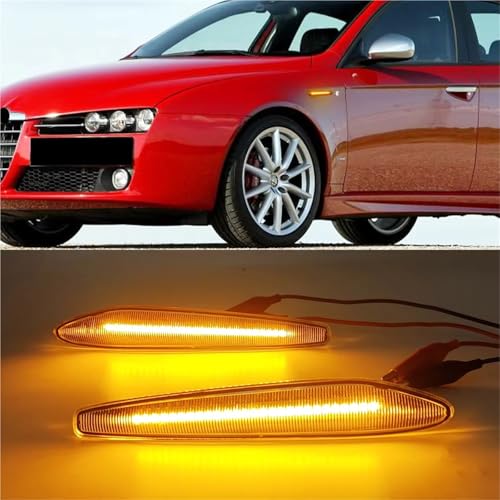 Clignotant rétroviseur Alfa Romeo 159 défilant LED transparent