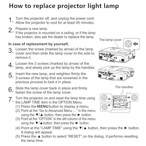 Lámpara de proyector con carcasa 003-120457-01 CHNPOFNT miniatura 6
