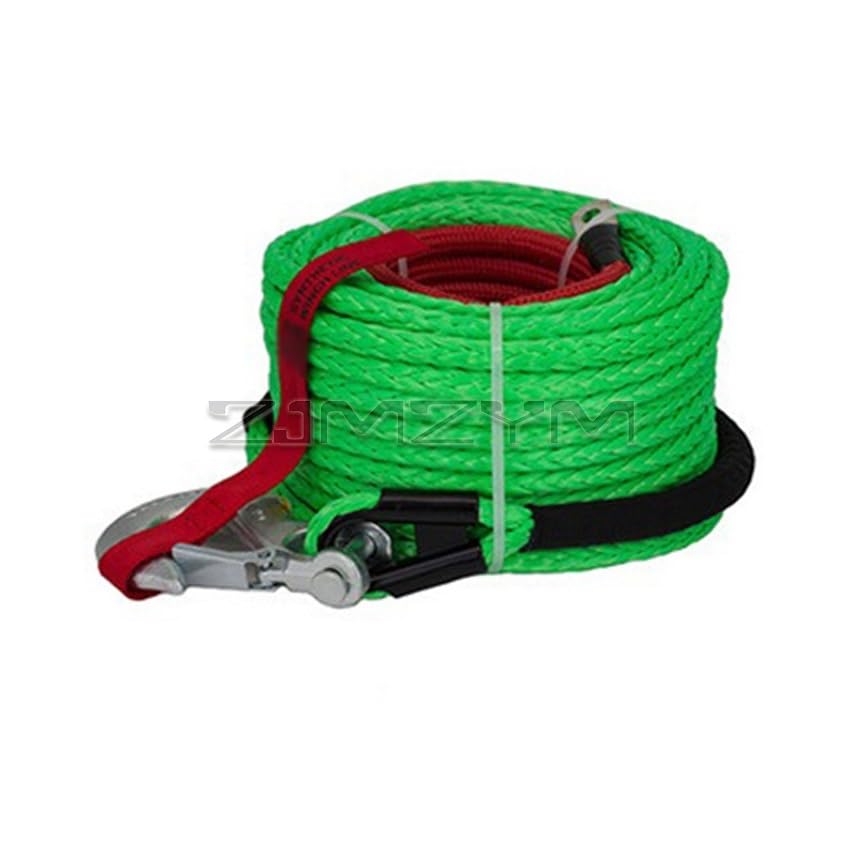 Cuerda de remolque de fibra sintética de polímero de 10 mm * 30 m para cabrestante de todoterreno