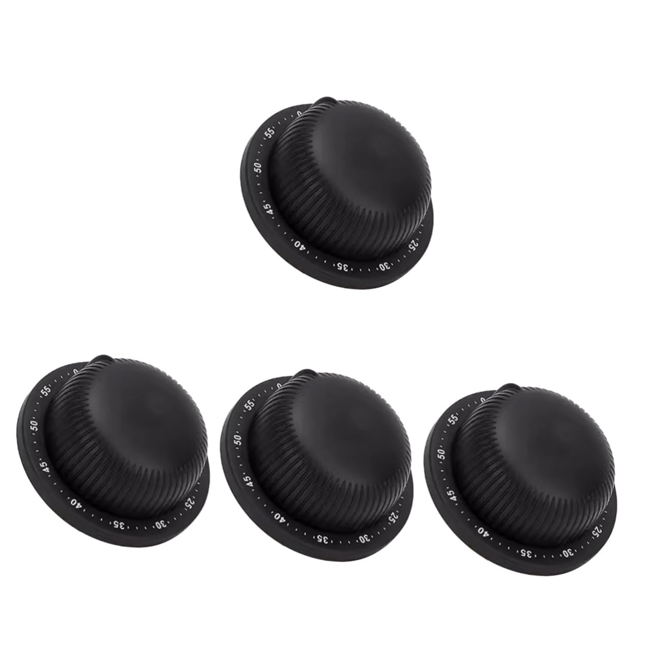 Artibetter 4piezas Temporizador Mecánico Inoxidable para Cocina Cronómetro De y para Cocinar y Asignaciones Diseño Elegante y