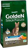 Ração Golden Para Gato Adulto Castrado Seleção Natural Abóbora 3kg