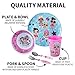 Franco Kids Dinnerware Cartoon Designed Mealtime Kitchen Set, 5 Piece Pack, LOL Surprise