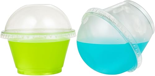 Vista 26 de Golden Apple, 9 oz-30ct plástico transparente Sundae tazas sin tapas. Cuencos desechables para postre, postre congelado