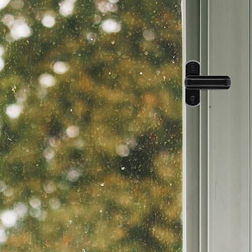 6er Fenstersicherungen aus ABS mit 12x Schrauben, Vorreiber Blocker Fenster für Kindersicherung, Familiesicherheit,Schwarz