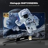 BENFEI Kabel DisplayPort do HDMI 6 stóp, 2 sztuki, jednokierunkowy kabel ekranowy DP 1.2 Komputer do HDMI 1.4 Kompatybilny z HP, ThinkPad, AMD, NVIDIA, komputerem stacjonarnym