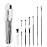 7 Pcs Ear Pick Earwax Removal Kit, BetyBedy Ear Cleansing Tool Set, Ear Curette Ear Wax Remover Tool with Cleaning Brush and Storage Box, Sliver