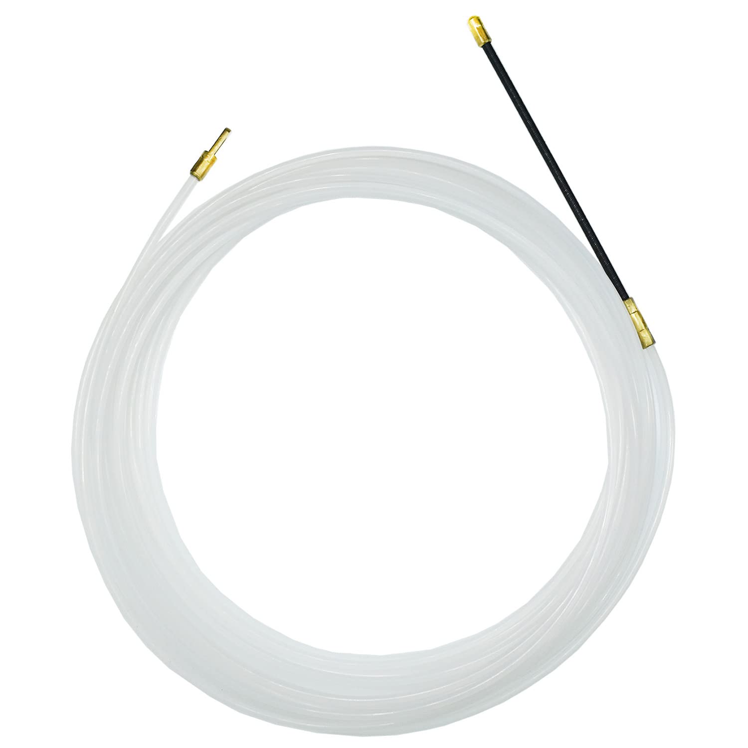 Tire-fil électrique en nylon 10 m – Ø 3 mm – Spirale d’introduction avec œillet et tête de guidage pour gaines ICTA (10 mètres)